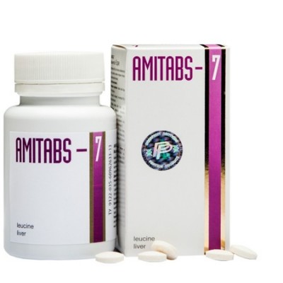 Амитабс 7 - Улучшает процессы синтеза белка в печени и мышцах