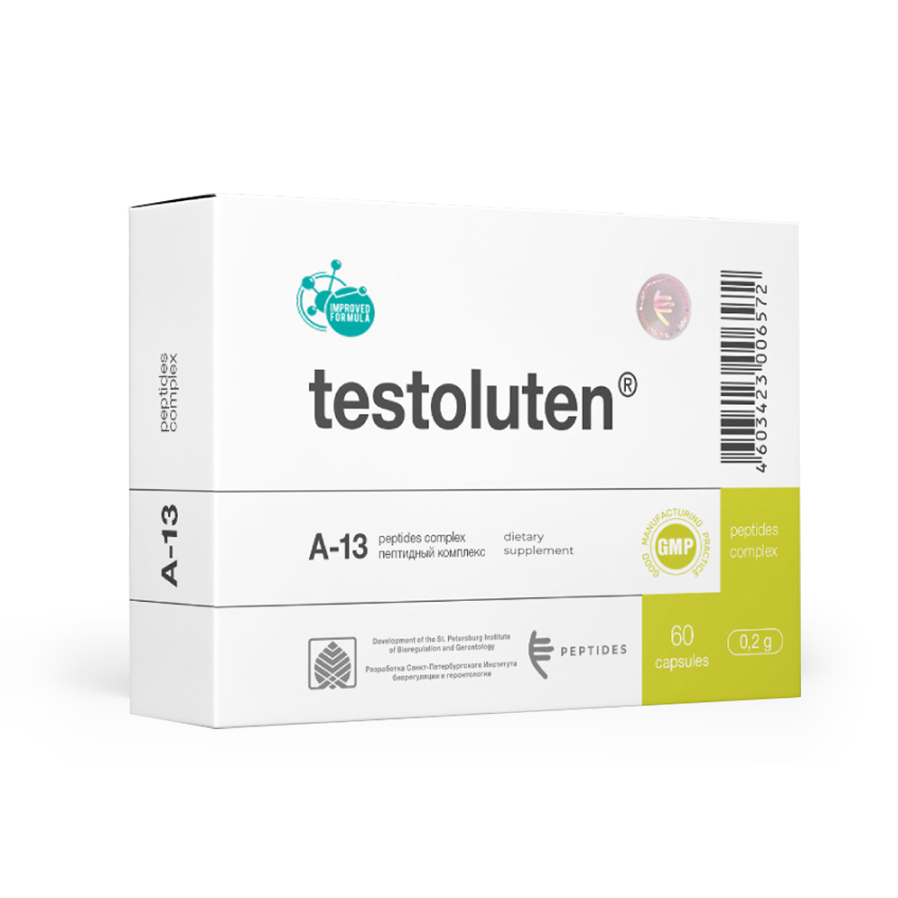 Тестолутен (Testoluten) - биорегулятор яичек (мужской половой системы) А-13