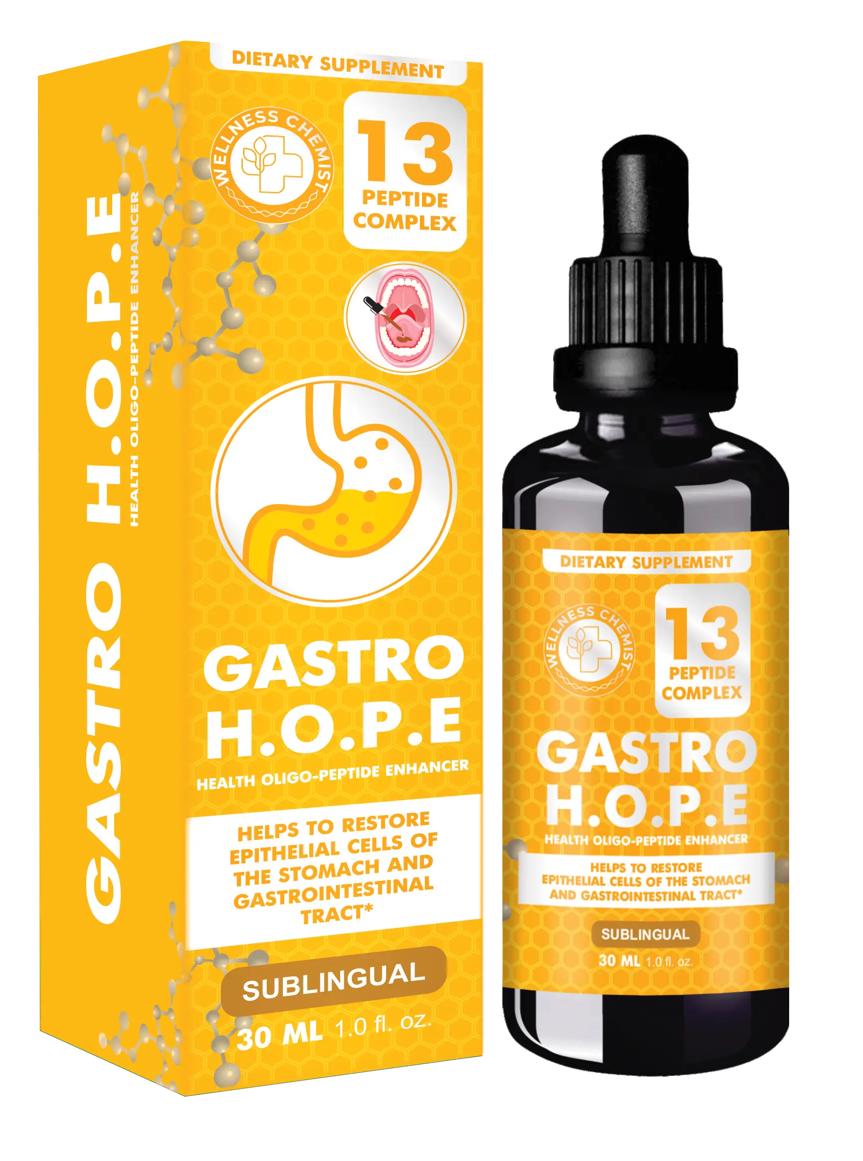 H.O.P.E. Gastro пептидный комплекс №13 для желудочно-кишечного тракта