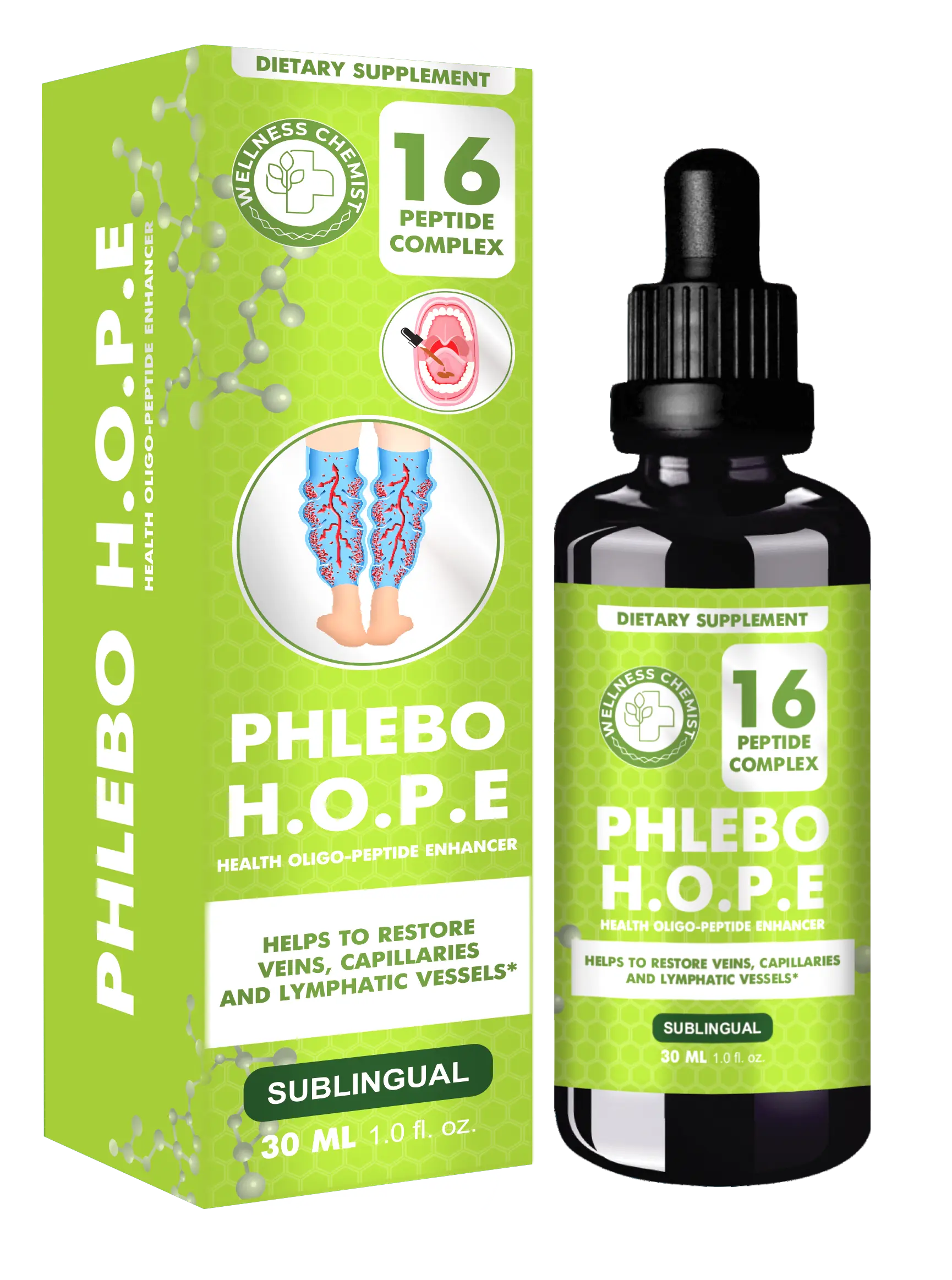 H.O.P.E. Phlebo пептидный комплекс №16 для восстановления венозной системы