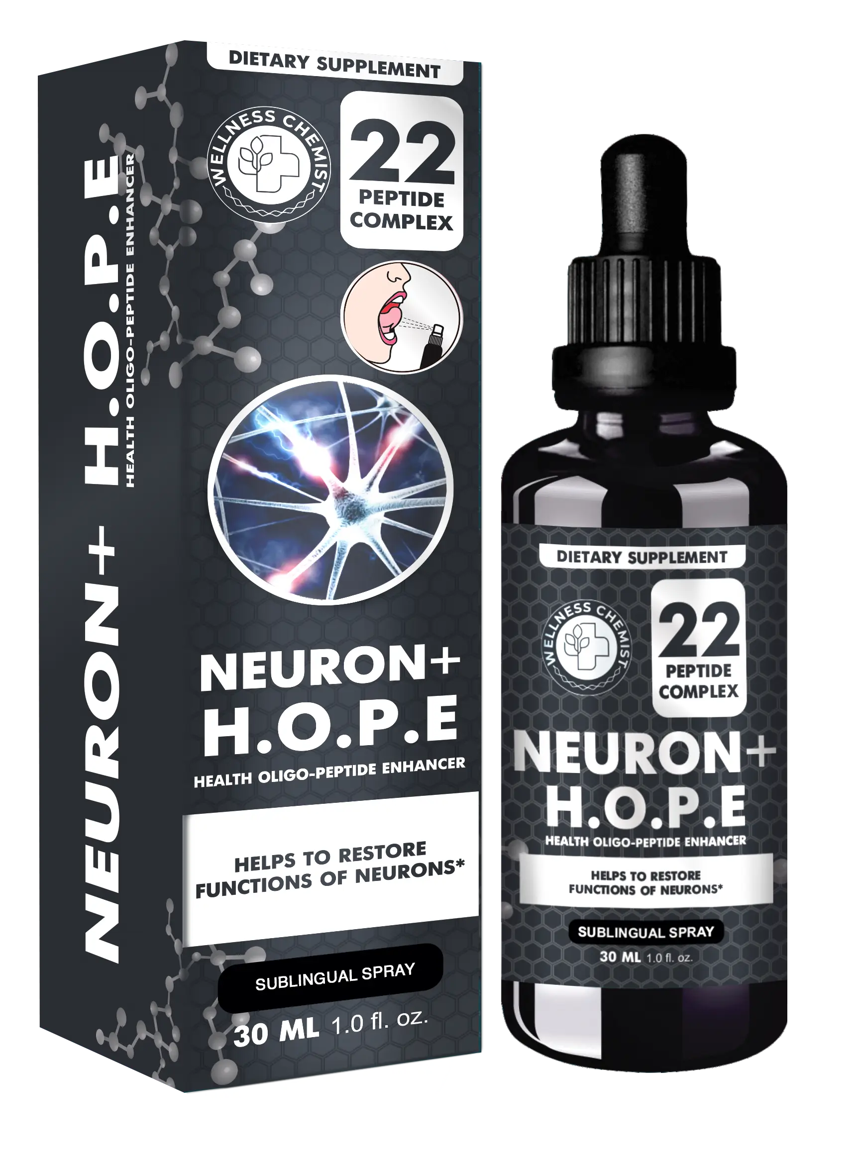 H.O.P.E. Neuron + пептидный комплекс №22 для восстановления функции нейронов